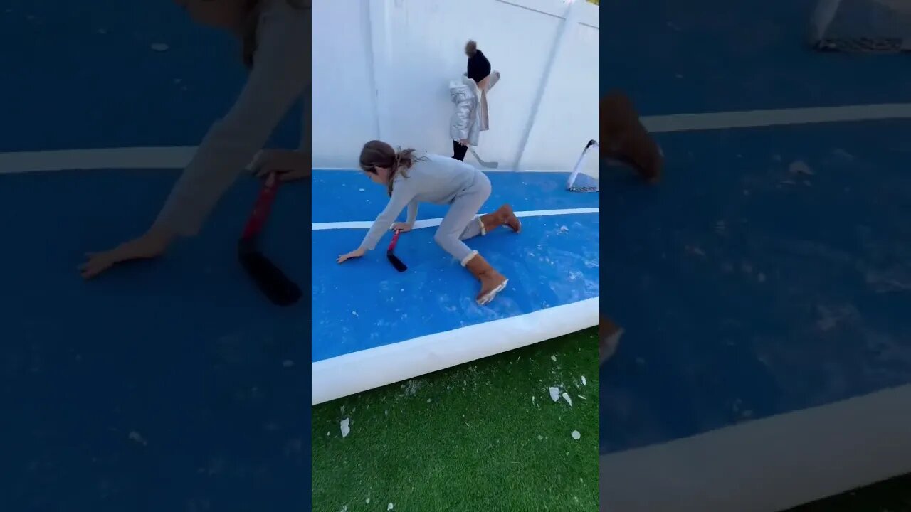Backyard Ice Hockey in FLORIDA?!
