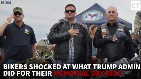 Bikers Shocked At What Trump Admin Did For Their Memorial Day Ride