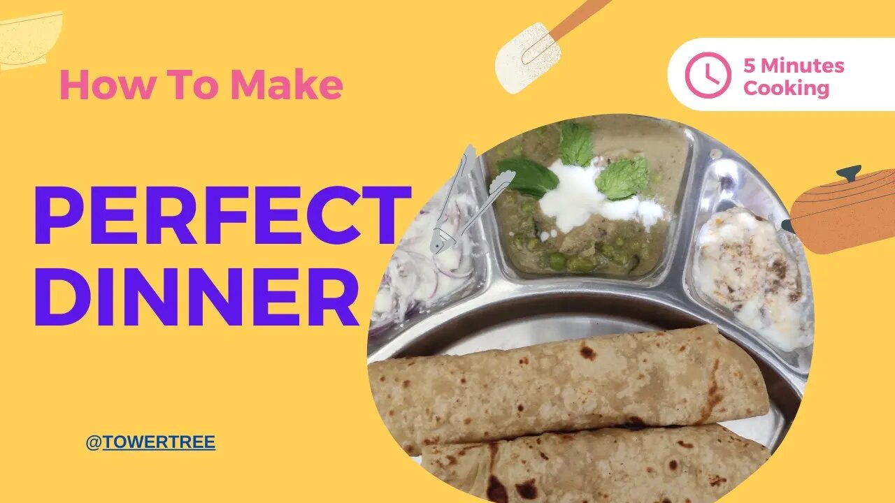 PERFECT DINNER RECIPE | 5 - MIN COOKING | Awesome and Easy Menu #trending @TowerTreee