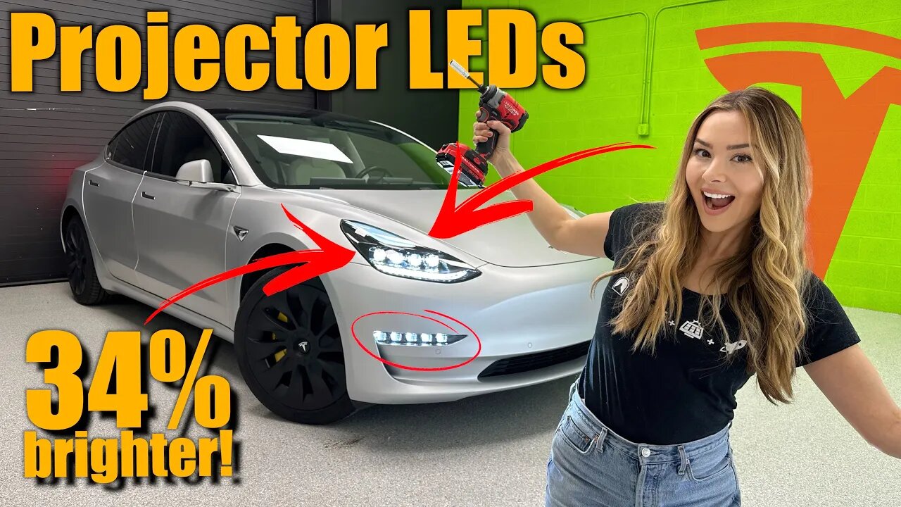 My TESLA Headlight DIY with Jaw Dropping Results