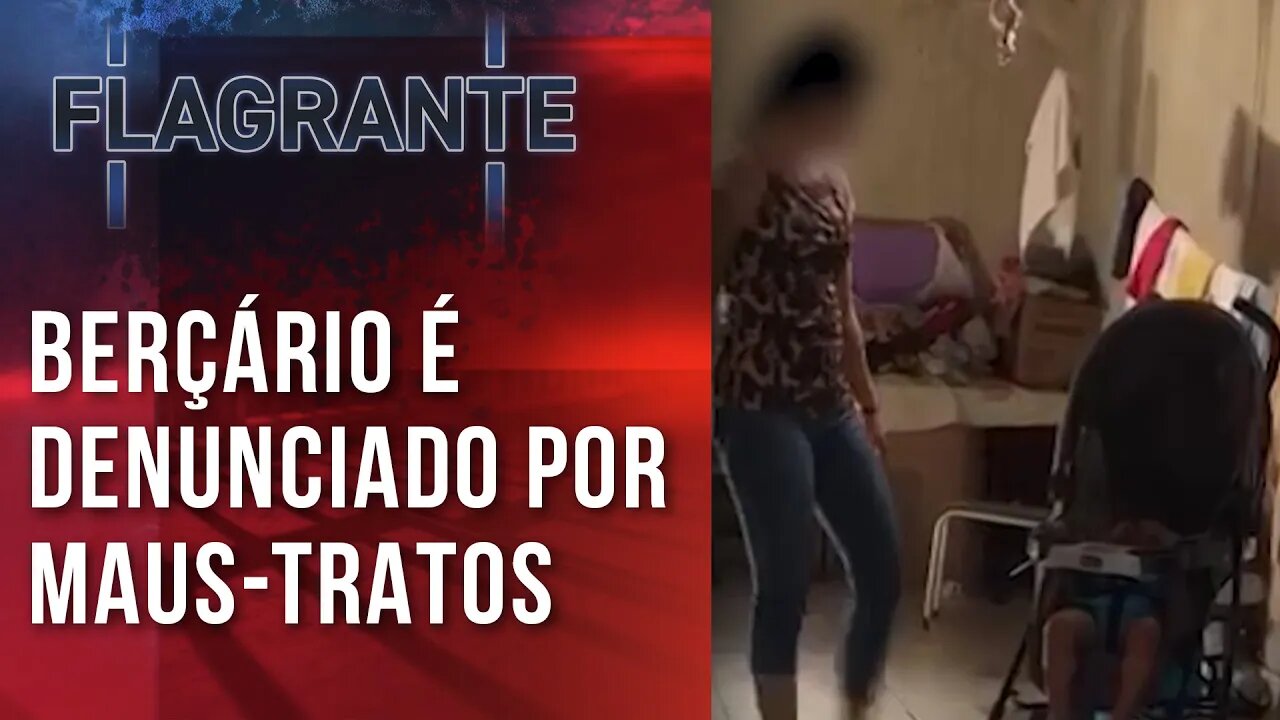 Mulher é flagrada chutando carrinho onde um bebê dormia I FLAGRANTE JP