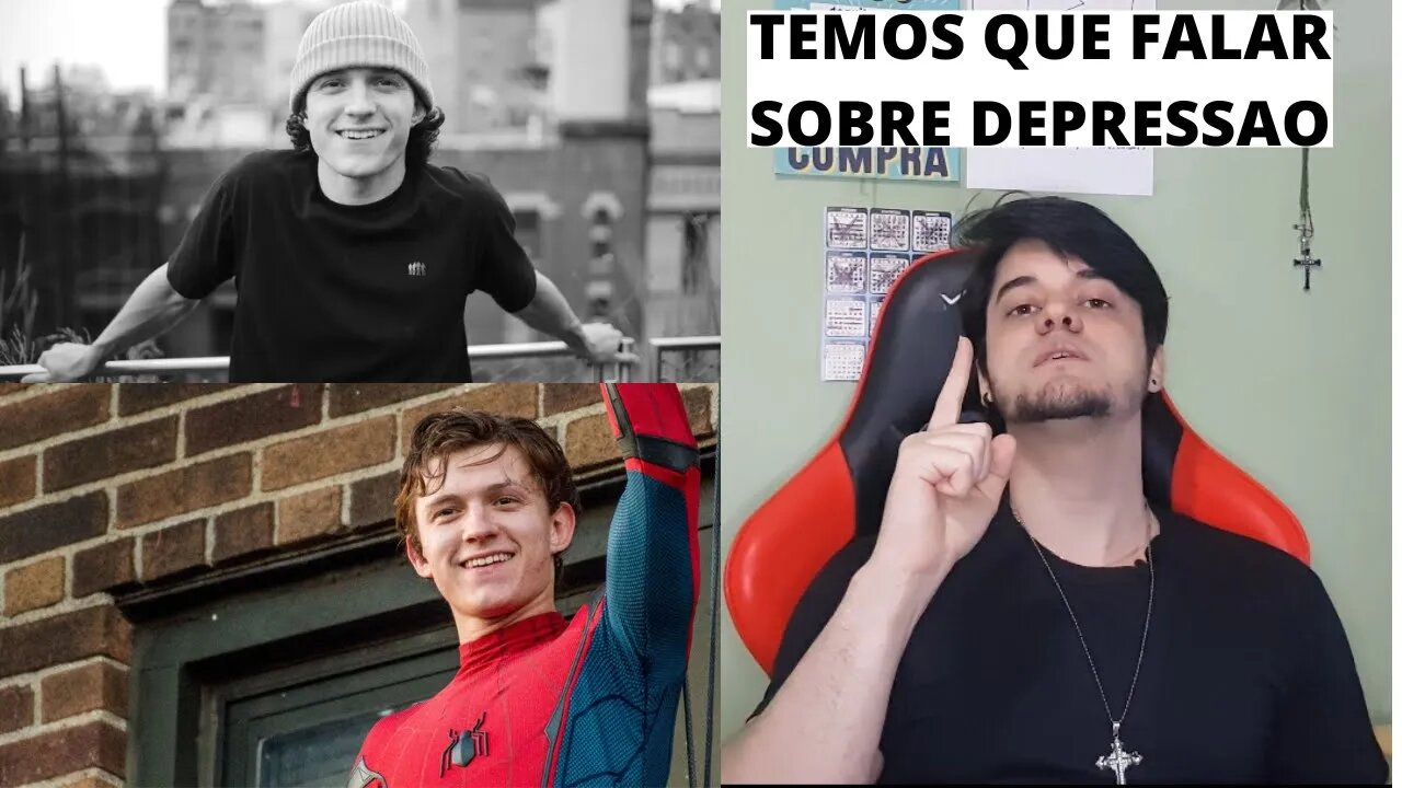 HOMEM ARANHA DE TOM HOLLAND COM DEPRESAO ?