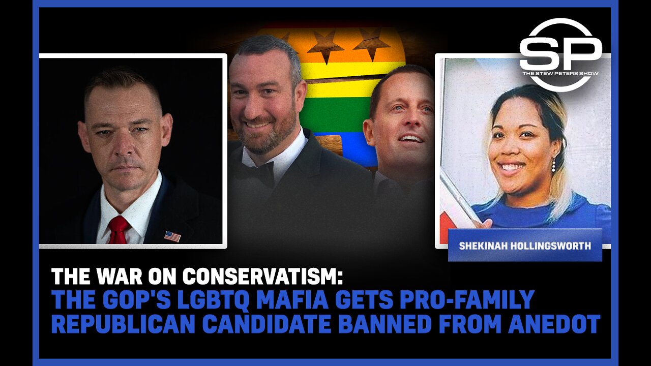 War on Conservatism: GOP's LGBTQ Mafia Gets Pro-Family Republican Candidate Banned from Anedot