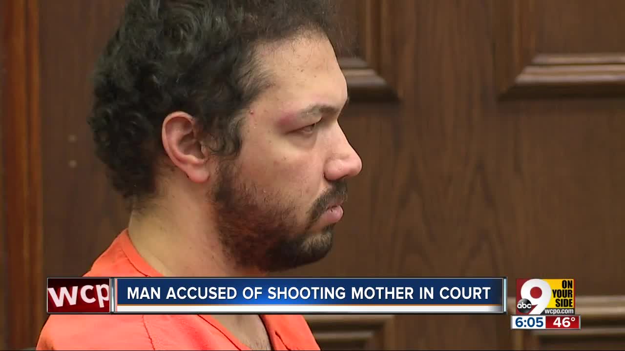 Man charged with shooting mother had attacked paramedic, records show