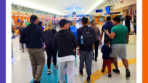 Fighting Age Migrants Flown To Baltimore