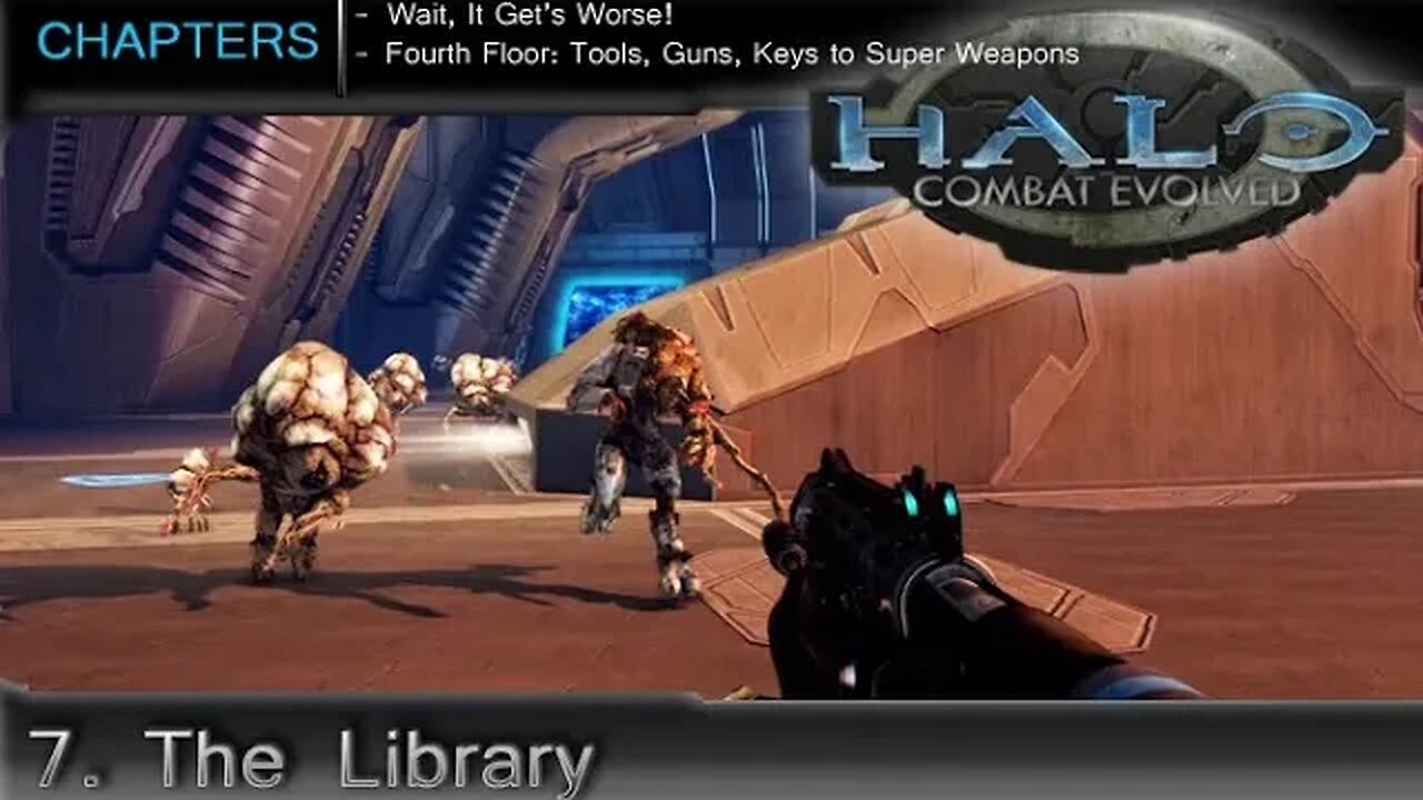 Halo: Combat Evolved [Remastered] Mission 7 - The Library (with commentary) PC