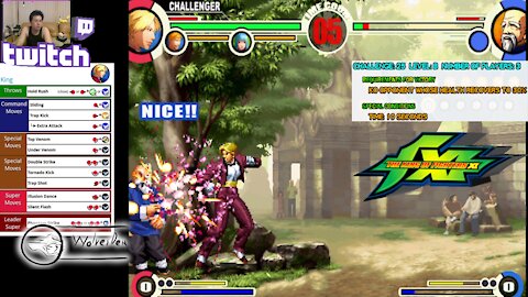 (PS2) King of Fighter XI - 25 - Challenge 25 - beatdown Tung Fu Ru health recovery - Unlock Tung