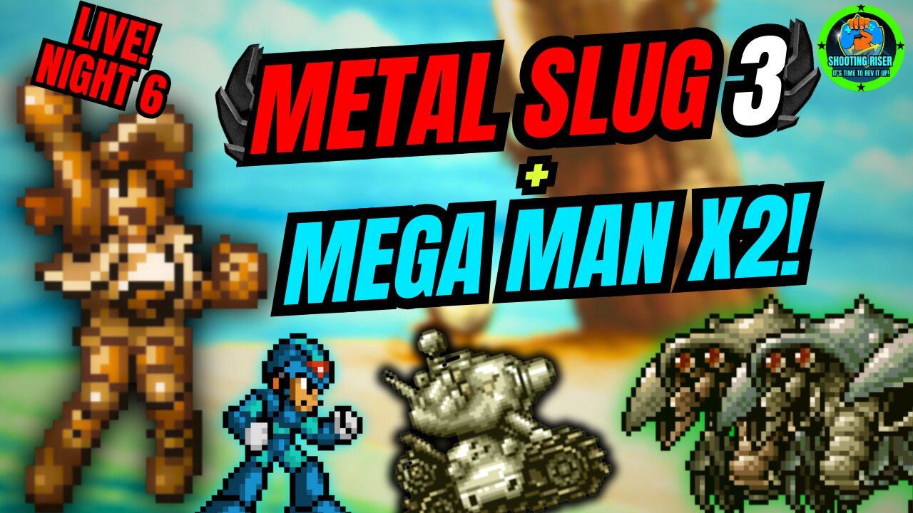 HARDEST ARCADE GAMES EVER! Metal Slug 3 + Mega Man X2 #live #metalslug #megamanx2