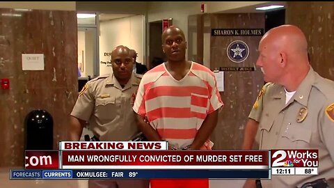 Man wrongfully convicted of murder set free