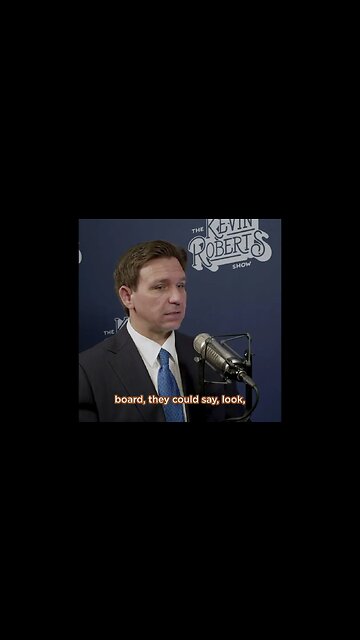 DeSantis Talks Taking on Disney