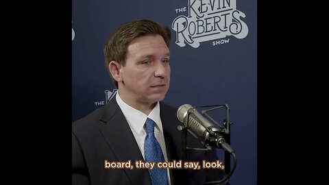 DeSantis Talks Taking on Disney