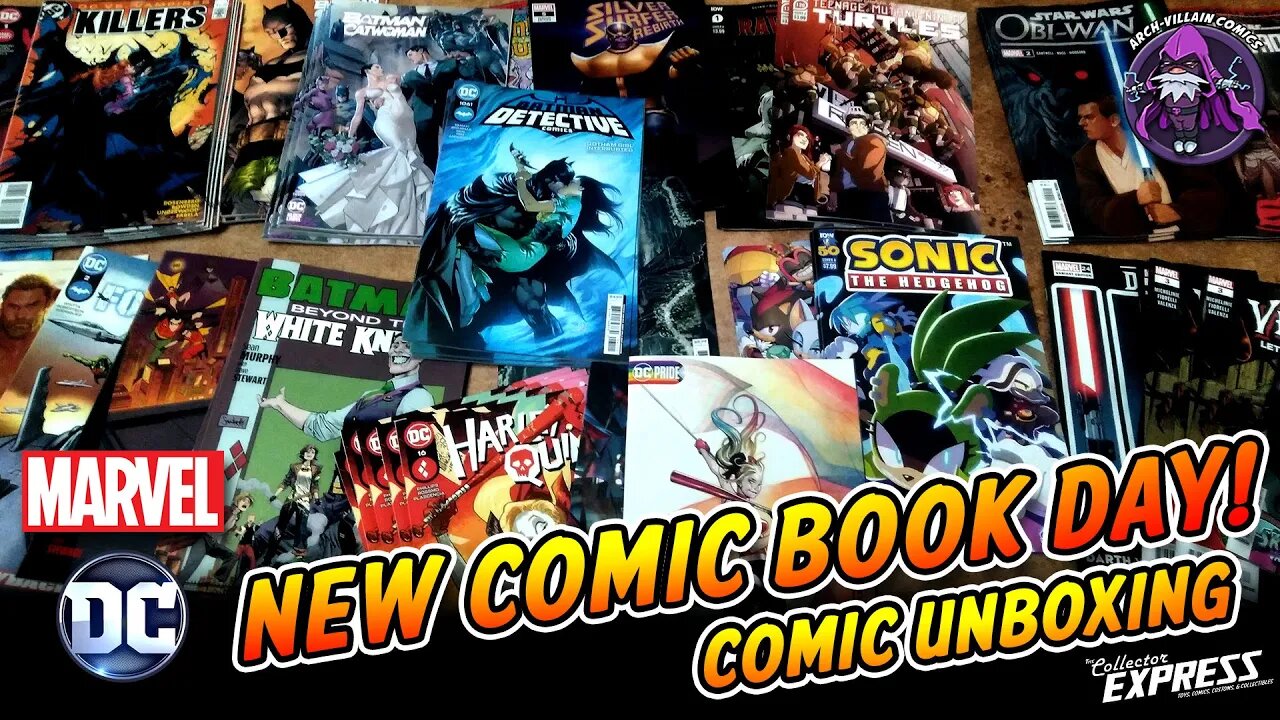 New COMIC BOOK Day - Marvel & DC Comics Unboxing June 29, 2022 - New Comics This Week 6-29-2022