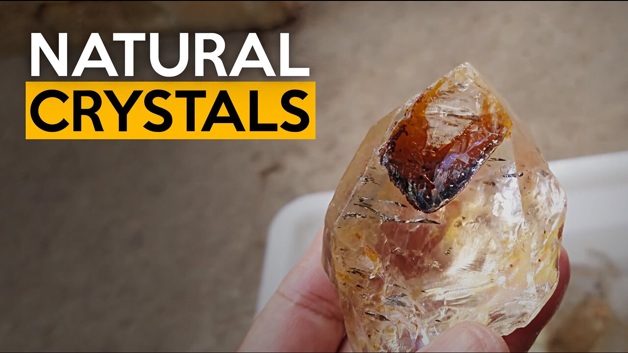 Natural QUARTZ CRYSTALS. Are beautiful!