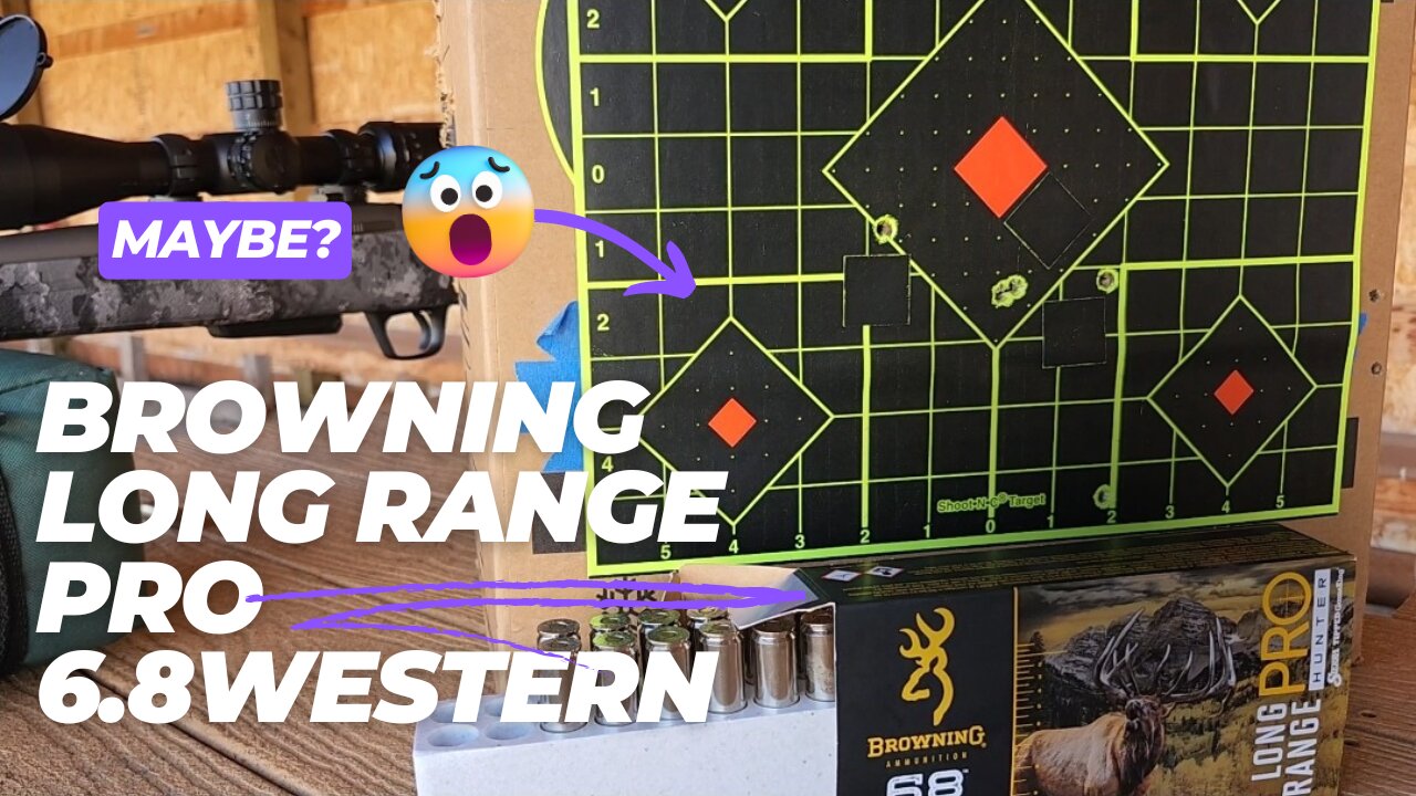 6.8 Western testing the 175 grain Long Range hunters