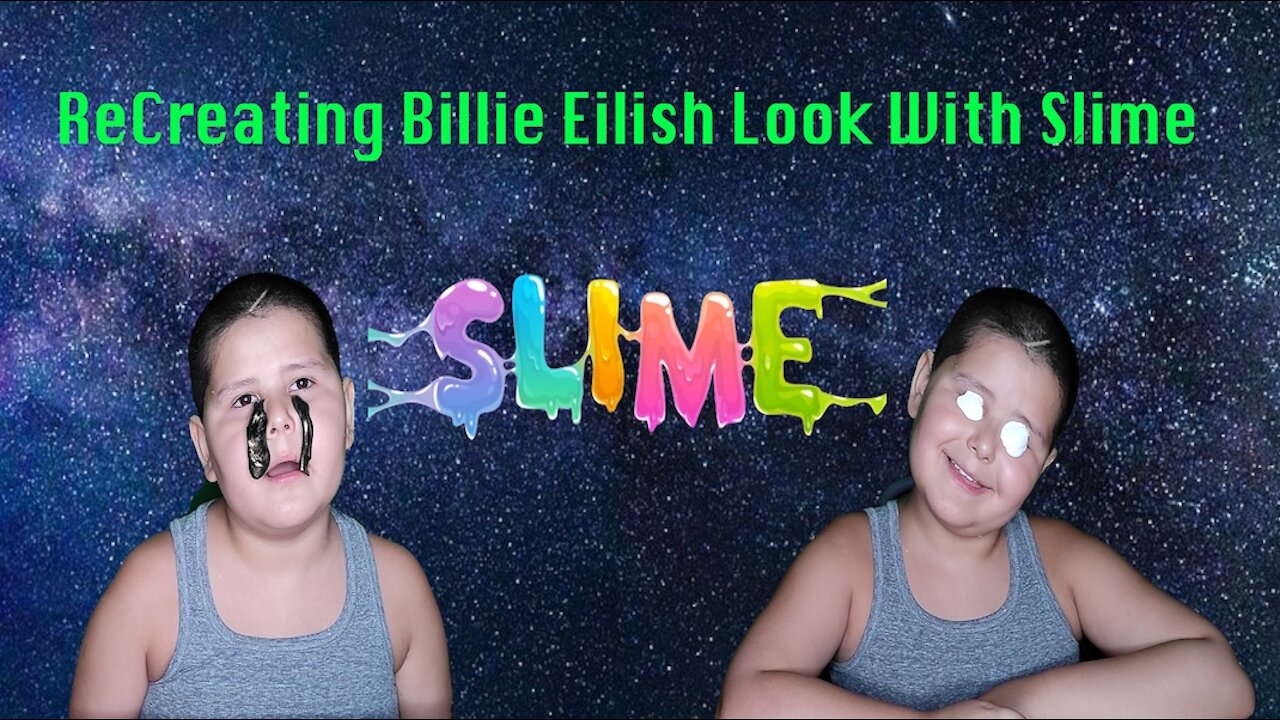 Recreating The Billie Eilish Look With Slime