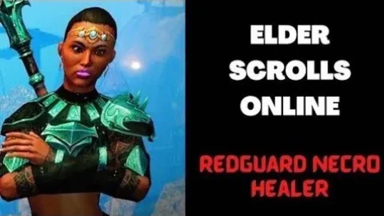 Elder Scrolls Online ESO Redguard Necro Healer #27 Trials n Dungeons n etc