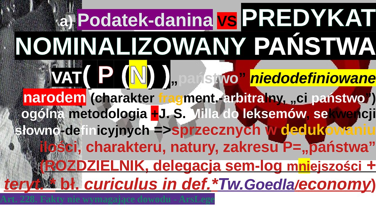 KAŚCIÓŁEK Zdzierstwa –prawnie niematerialny podatek OD LUDZI|SZKODA SYSTEMOWA/PRYNCYPIUM