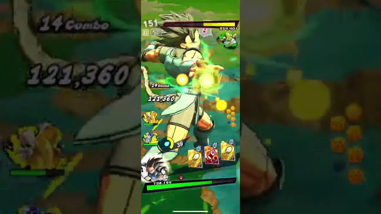 Dragon Ball Legends - Wild Cannon Gameplay (Hero Shallot Special Move DBL00-01)