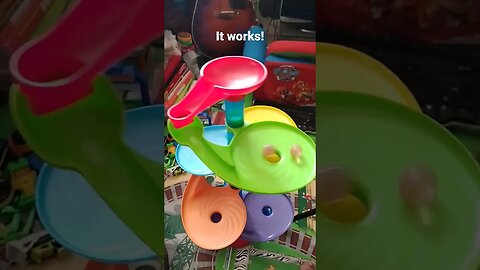 Handblown Glass Marbles for Christmas for Our 2 year old!