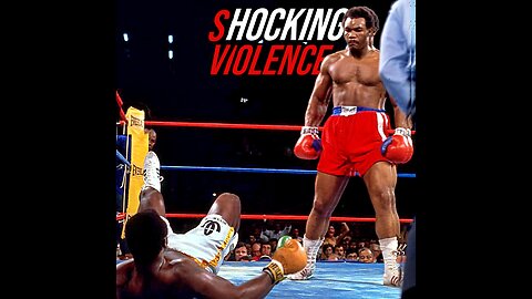 #shorts Young George FOREMAN - SHOCKING VIOLENCE #onslaught #destruction #boxing