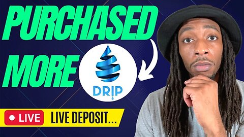High Risk Passive Income with Drip Network (Another Purchase)