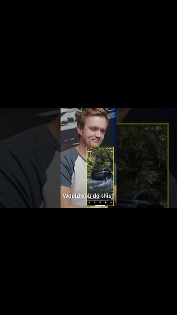 Would you do this? #electriccar #teslamodels #teslacar #funny #car #teslamodel3 #technology