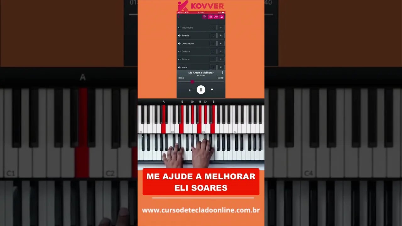 Me Ajude a melhorar - Eli Soares - Teclado