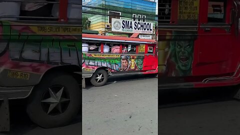 Red Jeepney #shortvideo #shortsvideo #travel #philippines #shortsfeed #shorts #short #subscribe