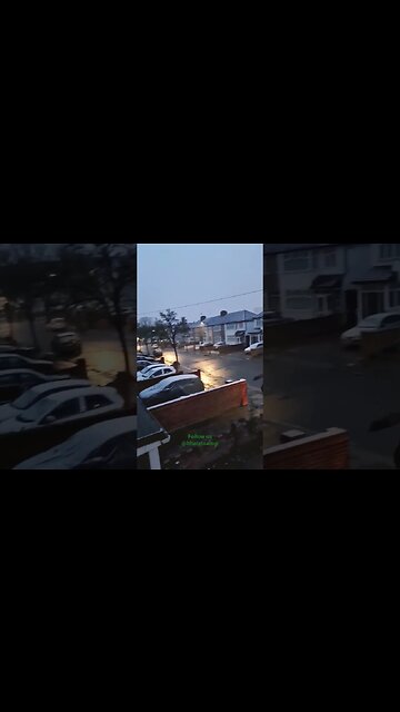Snowfall Southall London 8th March 2023 # #reels #shorts #bharatsamgi #snowfall