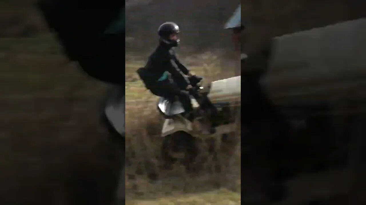 Runaway lawn mower crashes