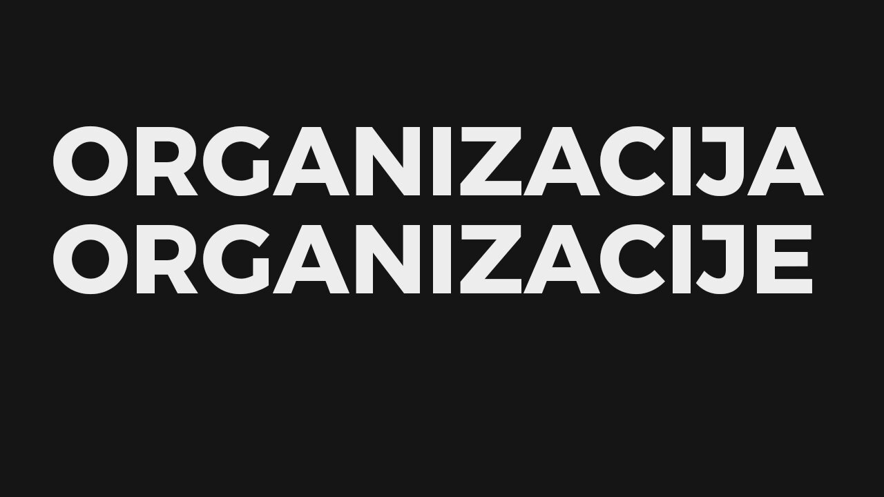 Organizacija organizacije (10.10.2021.)