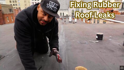 How to Repair EPDM Rubber Roof Leaks and Tears | Step-by-Step Tutorial