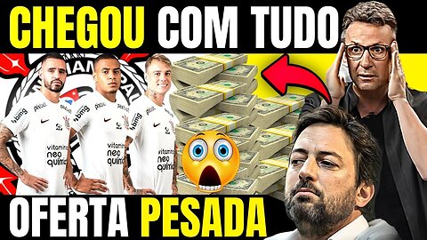 💥BOMBA! OFERTA MILIONÁRIA AMEAÇA ESTRELA DO CORINTHIANS! A INCERTEZA TOMA CONTA!