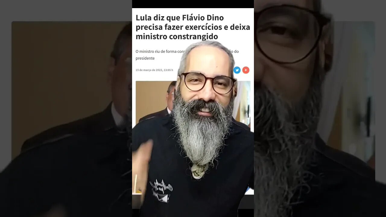 Lula diz que Flavio Dino deveria fazer exercícios #shorts #lula #flaviodino #noticias #news