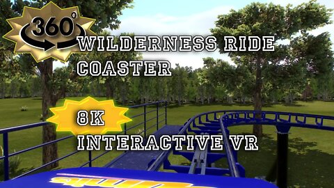 Wilderness Ride II ein 3D-Rollercoaster in 8K "virtual Interactive Technology".