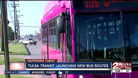 New bus routes roll out in Tulsa; free fares from Sept. 23-29