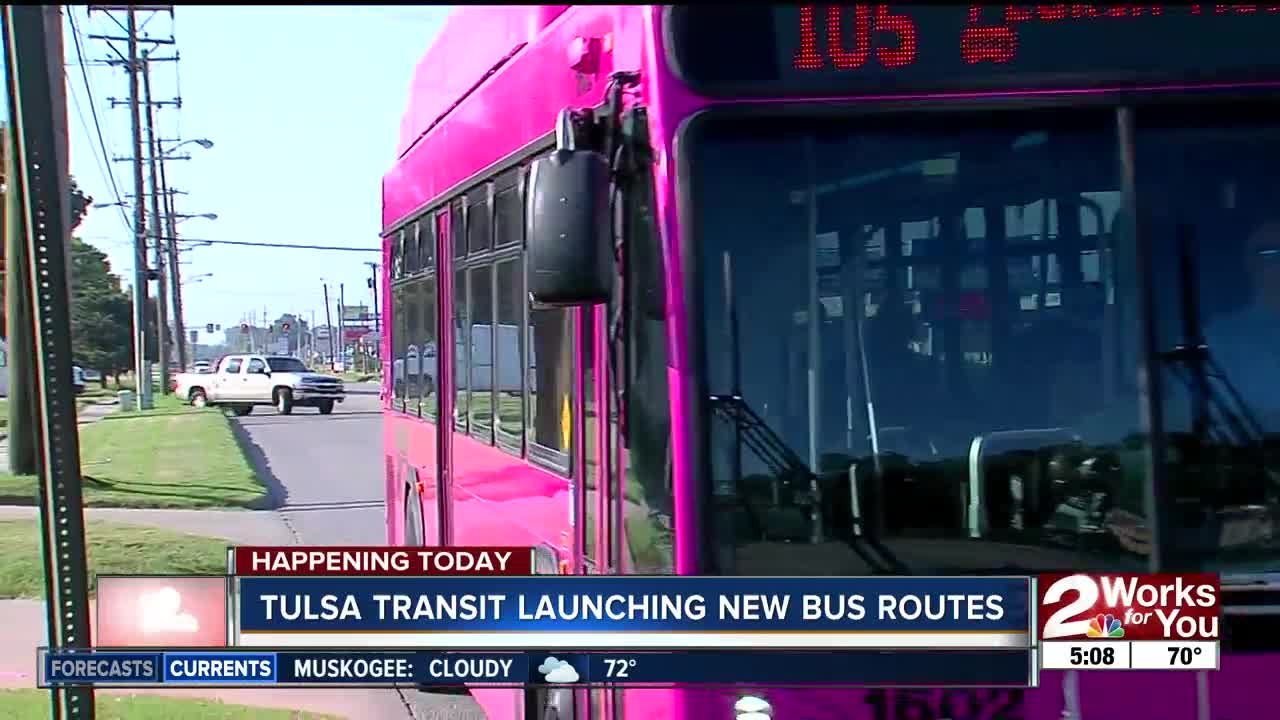 New bus routes roll out in Tulsa; free fares from Sept. 23-29