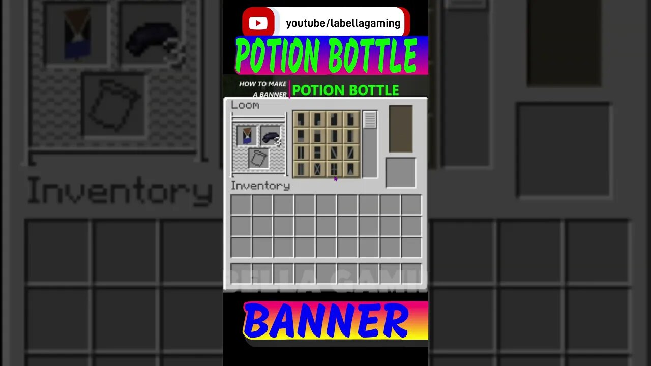 Potion Bottle Banner | Minecraft