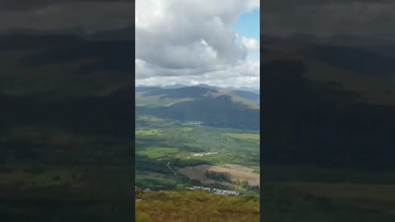 Nevis Range view of Fort William Scotland