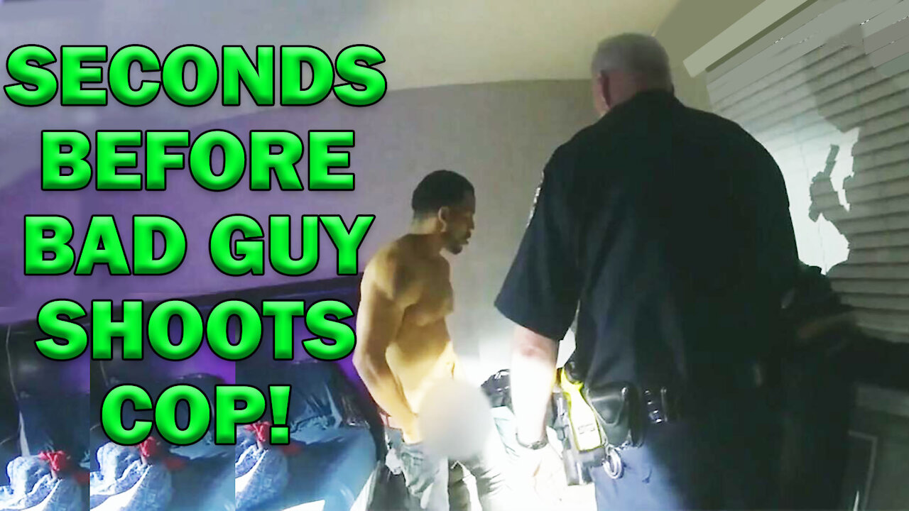 Bad Guy Ignores Commands, Shoots Cop On Video! LEO Round Table S06E45c