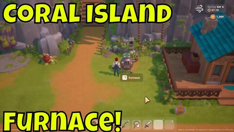 Coral Island How to Use Furnace