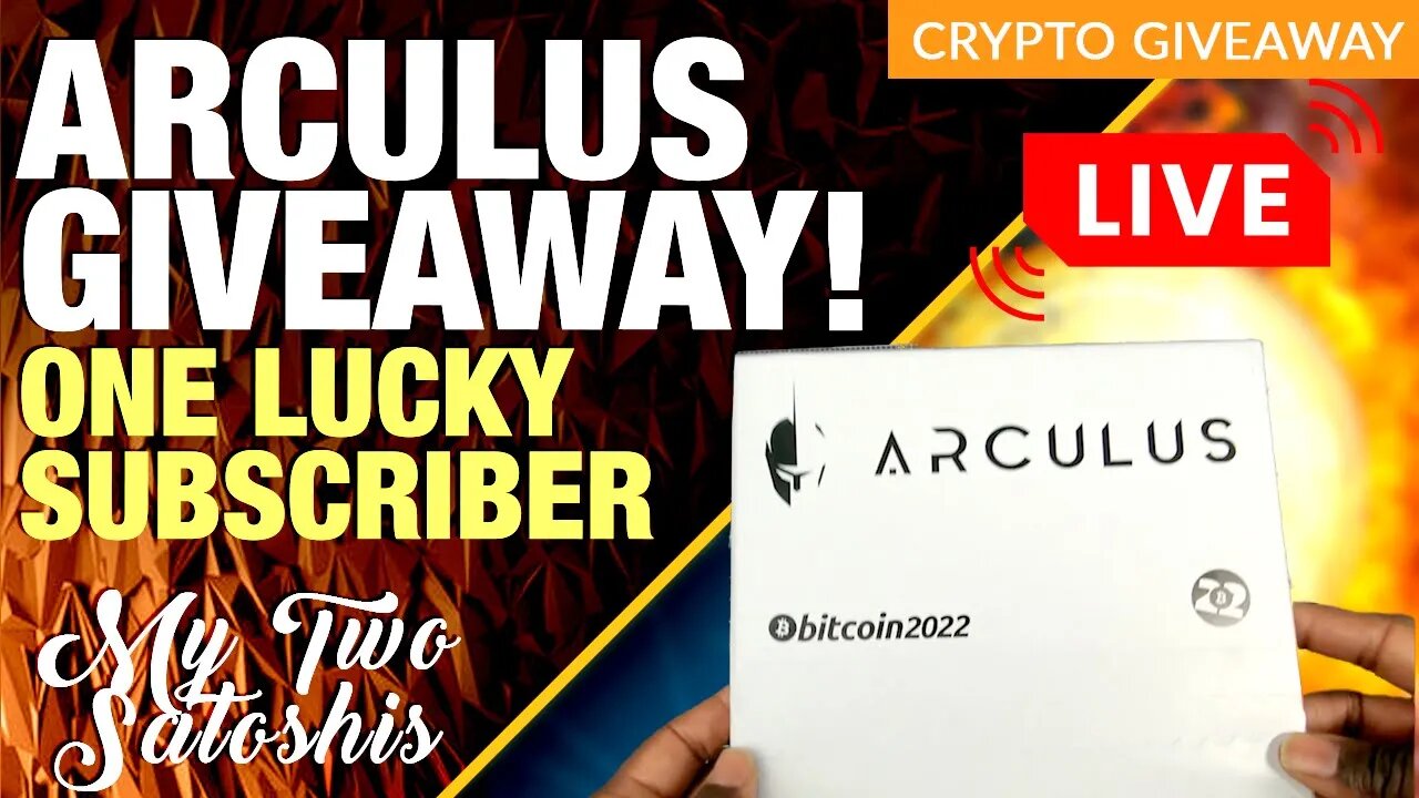 🚨 LIVE: #Arculus Hardware Wallet Giveaway!! Winner Picked Live!!! 🚨