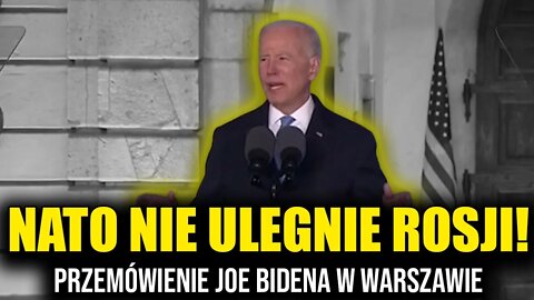 Przemówienie Joe Bidena w Warszawie! "Putin nie może zostać przy władzy" \\ Polska.LIVE