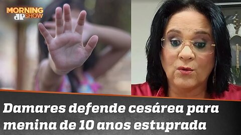 Para Damares, menina estuprada no ES deveria ter feito cesárea, não aborto