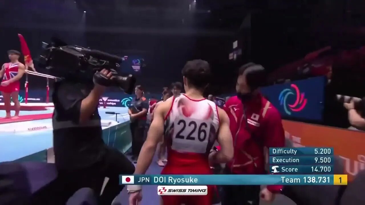 Chaoqing # Full # Court # 2022 # World Gymnastics Championships Men's Team Final