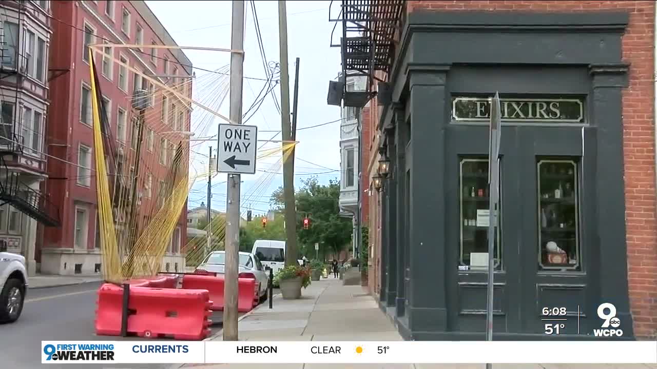 Art installation pops up outside OTR bar