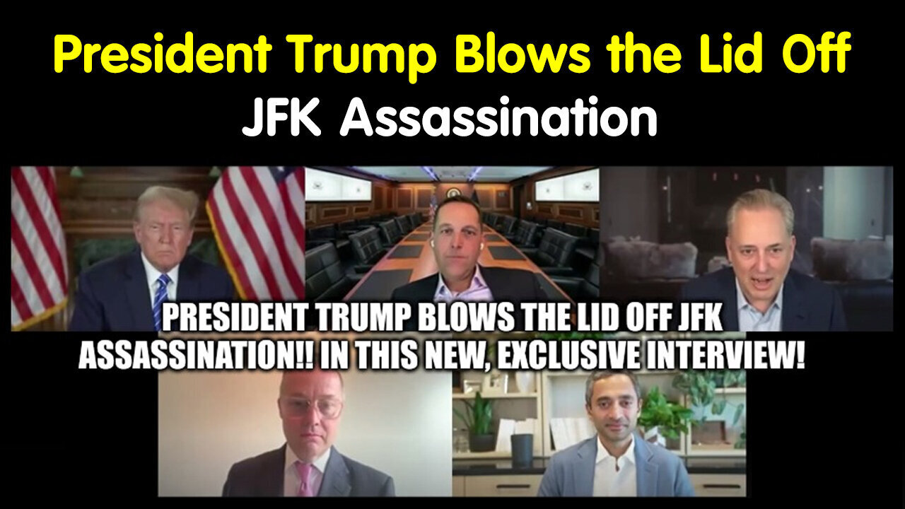 President Trump Blows The Lid Off JFK Assassinatio - In This New, Exclusive Interview