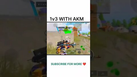 1v3 with AKM #bgmiindia #pubgmobile #bgmi #bgmigameplay #gaming #bgmiedits