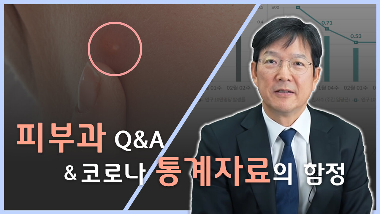 코로나19 통계자료의 함정 & 피부과 Q&A