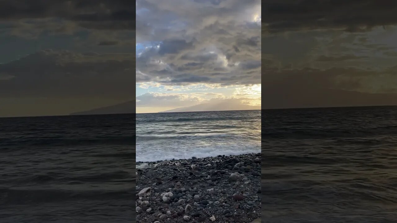 Beach near Olowalu, Maui. A bit of calm after the fire. #lahainafire #mauistrong